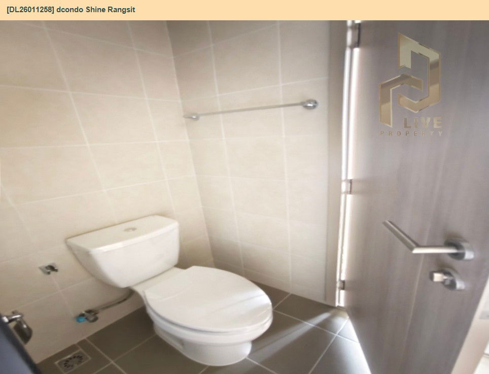 รูป DL26011258 ให้เช่าคอนโด ดีคอนโด ชายน์ รังสิต (dcondo Shine Rangsit) ใกล้ - พร้อมเข้าอยู่ โทรด่วน 0800343450 LineID @655ebbvc - รูปที่ 5/7