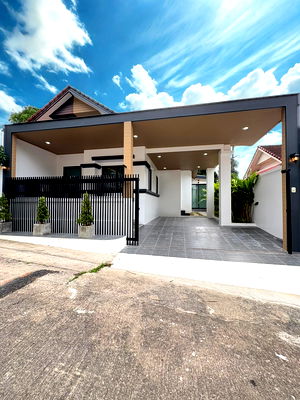 Twin houses for sale Phuket : Single-Storey Twin House – Thep Sattri Project