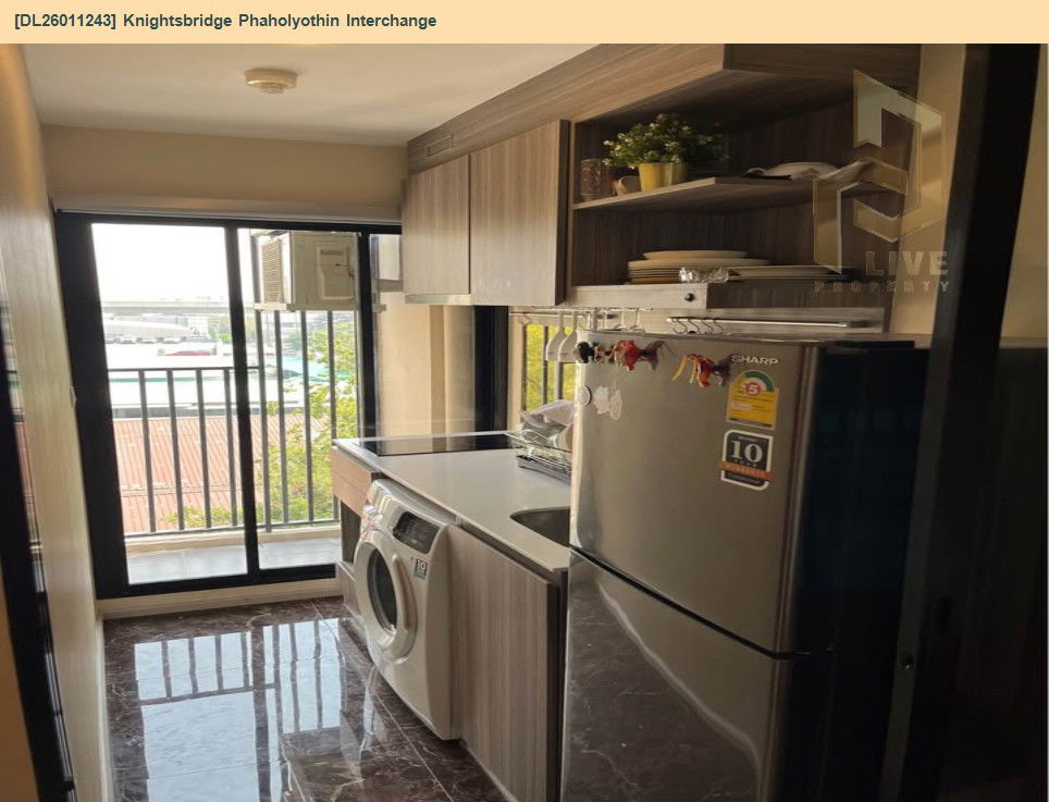 picture DL26011243 Condo for rent, Knightsbridge Phaholyothin Interchange near BTS พหลโยธิน 59, ready to move in, call urgently 0800343450 LineID @655ebbvc - 4/9