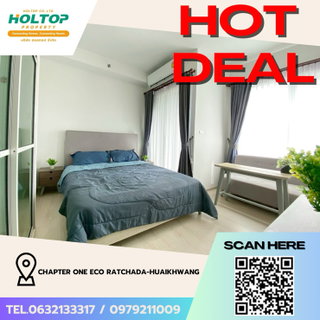 รูปภาพ #Z4383💥 280169 🔥 Condo for Rent: Chapter One Eco Ratchada-HuaiKhwang