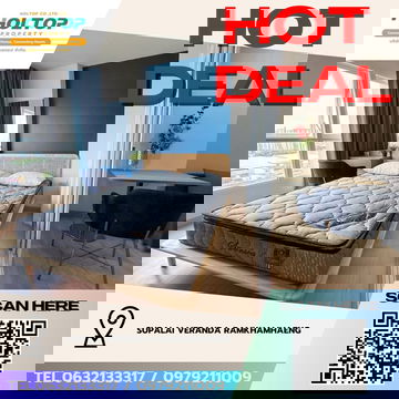 #Z4384💥 280169 🔥 Condo for Rent: Supalai Veranda Ramkhamhaeng