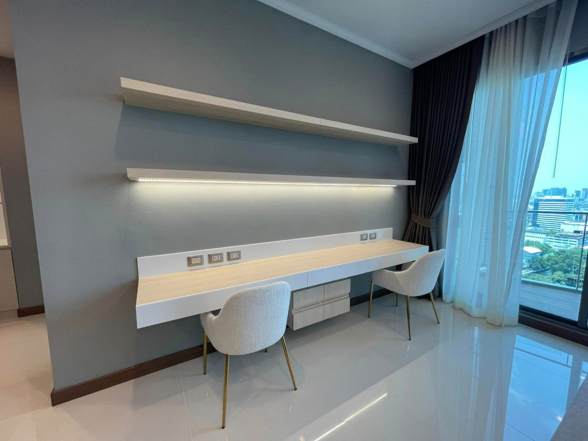 picture PFD-07911 For rent Supalai Oriental Sukhumvit 39 near BTS Phrom Phong, 3 bedrooms, 145 sq m., high floor, beautiful view. - 4/15