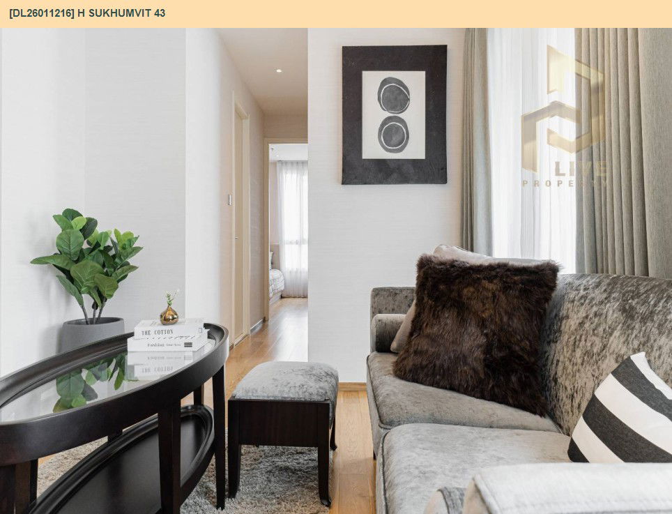 รูป DL26011216 ให้เช่าคอนโด เอช สุขุมวิท 43 (H Sukhumvit 43) ใกล้ BTS พร้อมพงษ์ พร้อมเข้าอยู่ โทรด่วน 0656133286 LineID @534wlwof - รูปที่ 23/27