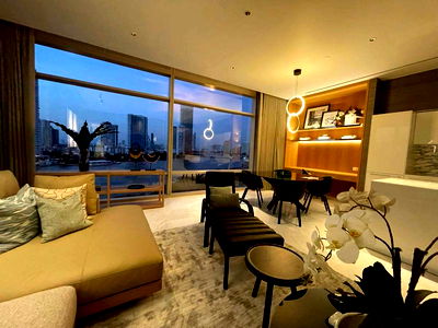 เช่าคอนโด สีลม สาธร : Four Season Private Residences Bangkok | วิวแม่น้ำเจ้าพระยา หรูหราด้วยเฟอร์นิเจอร์นำเข้า #CO