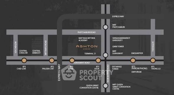 picture 2-BR Condo at Ashton Asoke near MRT Sukhumvit (ID 2589967) - 1/8