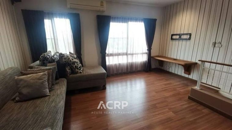 3-bed townhouse for sale, 161 sqm, 20 sq wah, BAAN KLANG KRUNG RAMA 3