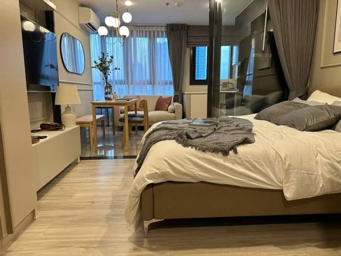 ✨XT HUAIKHWANG -1 ห้องนอน | เฟอร์นิเจอร์ครบ พร้อมอยู่ | ติด MRT ห้วยขวาง