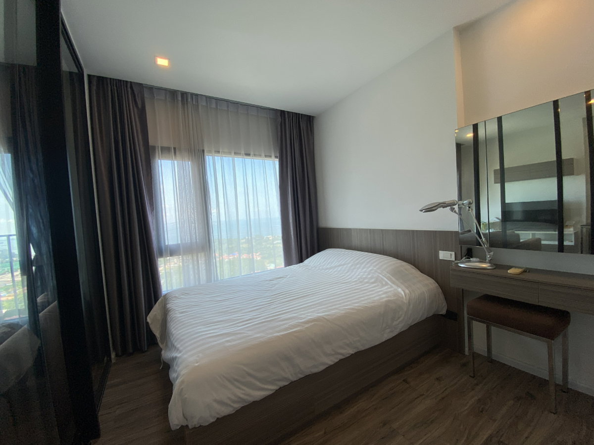รูป ให้เช่าคอนโด | 1 ห้องนอน เฟอร์+เครื่องใช้ไฟฟ้าครบ ขนาด 35 ตร.ม. วิวทะเล ชั้น 21 | 12,000 บาท/เดือน - รูปที่ 12/25