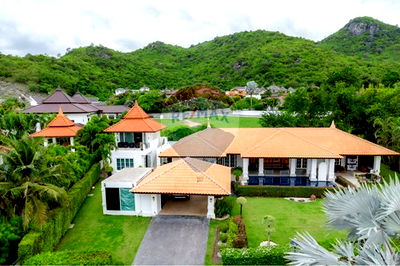 บ้านเดี่ยว หัวหิน ประจวบคีรีขันธ์ : [920241013-37] บ้านหรูหัวหิน วิวสวย สระว่ายน้ำส่วนตัว