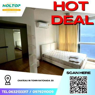 คอนโดให้เช่า : #Z4335💥 260169 🔥ให้เช่าคอนโด Chateau in Town Ratchada 20