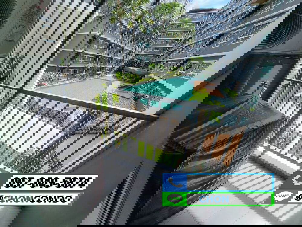 รูป The Trust Amata Condo ชั้น2 ตึกC---------มีเครื่องซักผ้า---------Tel 097-049-5874 (Line: @choncondo มี@ด้วย) - รูปที่ 5/12