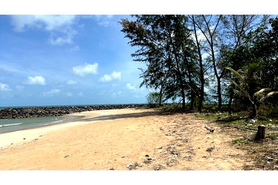 Land for sale Nakhon Sri Thammarat : [920611001-326] "Own Paradise: Beachfront Land in Sichon, Thailand"