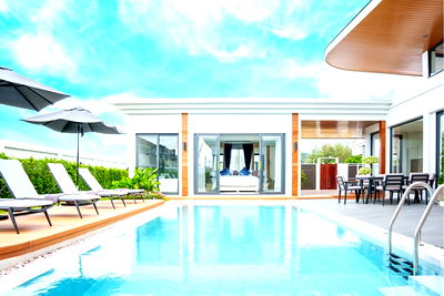 บ้านเดี่ยว หัวหิน ประจวบคีรีขันธ์ : [920241013-72] วิลล่าหรู ใจกลางหัวหิน พร้อมพูลส่วนตัว