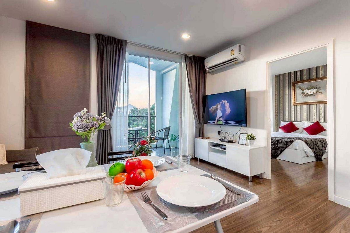 picture Selling or buying a condo in Khao Yai, on Thanarat Road, Courtyards Khaoyai, at a cheap price. Interested? Line: @951qfbfi - 4/8