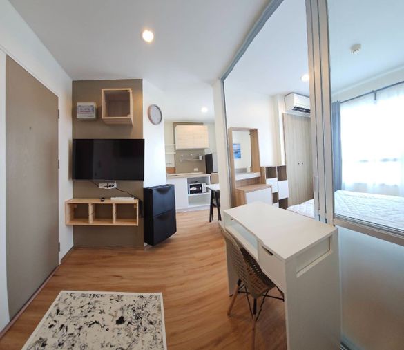 ลุมพินีวิลล์ อ่อนนุช 46 Studio  ชั้น 8 ตึก C1 ขนาด 23.50 ตร.ม เช่า 7,500 บาท/เดือน Ready to move in