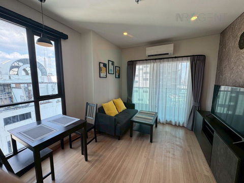 For Rent Condo LUMPINI SUITE PHETCHABURI - MAKKASAN Building 1, Floor 22,1 bed room, Room size 32 sqm