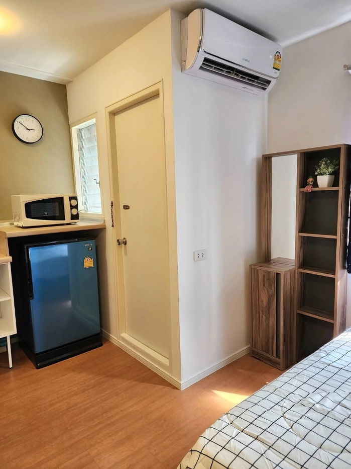 picture NTC Home offers a 22 sq m condo for rent at Lumpini Township Rangsit-Khlong 1 Building E5, 3rd floor (5,800). Includes a washing machine. - 6/9