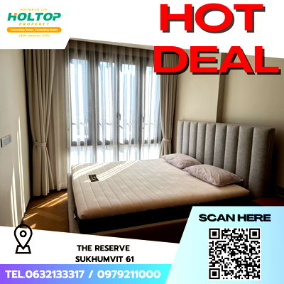 คอนโดให้เช่า : #S5593 ให้เช่า The Reserve Sukhumvit 61