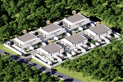 บ้านเดี่ยว สุราษฎร์ธานี : [920061011-62] Family-Oriented 3-Bedroom Villas in Bophut |