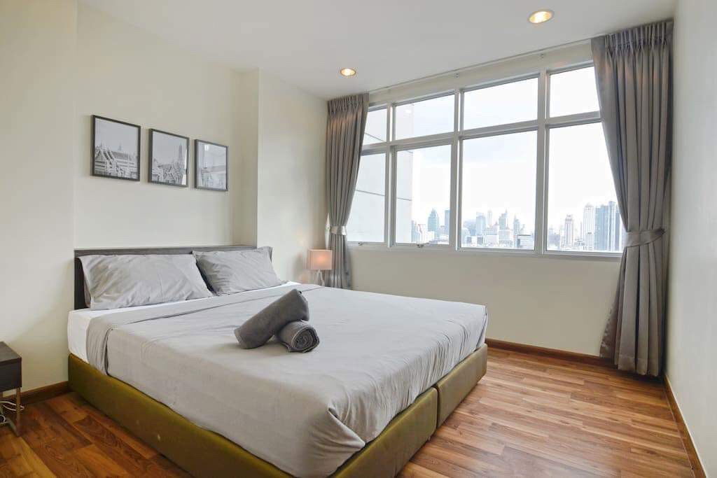 รูป SVR-170 ให้เช่าคอนโดชีวาทัยราชปรารภ ขนาด 46 ตรม. 2 ห้องนอน 1 ห้องน้ำ ชั้น 17 BTSอนุสาวรีย์ชัยสมรภูมิ - รูปที่ 2/9