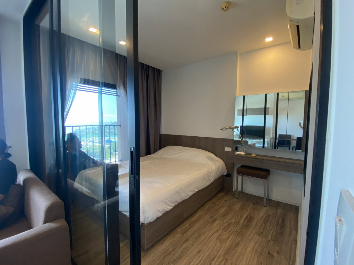 รูป ให้เช่าคอนโด | 1 ห้องนอน เฟอร์+เครื่องใช้ไฟฟ้าครบ ขนาด 35 ตร.ม. วิวทะเล ชั้น 21 | 12,000 บาท/เดือน - รูปที่ 6/25