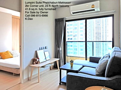 Condos for sale : Lumpini Suite Phetchaburi - Makkasan 2br for sale by owner