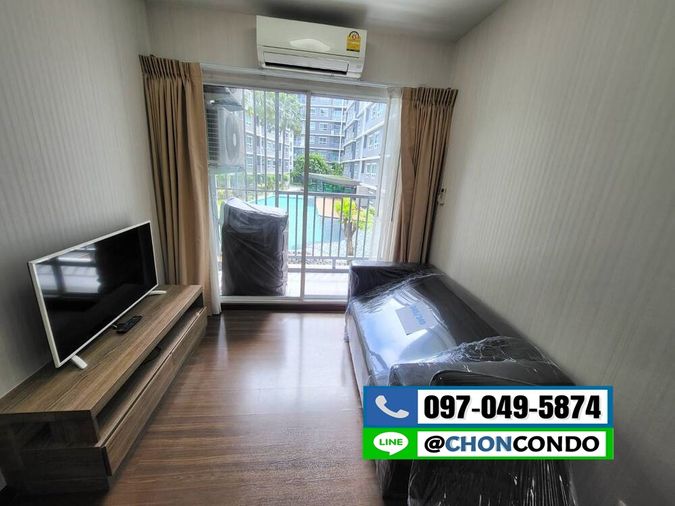 The Trust Amata Condo  ชั้น2 ตึกC---------มีเครื่องซักผ้า---------Tel 097-049-5874 (Line: @choncondo มี@ด้วย)