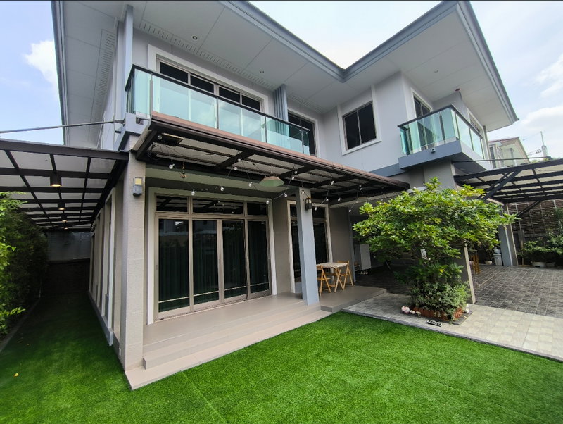 Houses for rent : 🏡#PT2412_049🏡𝗙𝗼𝗿 𝗥𝗲𝗻𝘁 8️⃣0️⃣k.🔥🔥 ✨#Available15Oct2025 Single house project: The Palm Chaengwattana Chaiyaphruek
