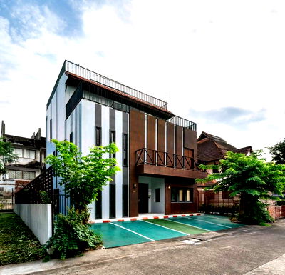 Home office for rent BITEC Bang Na : Office Building for Rent – Sukhumvit 101/1 , 4-Storey Stand-alone Building with Rooftop