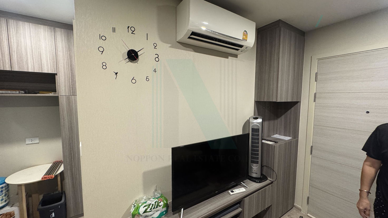 รูป ให้เช่าคอนโด ดิ ออริจิ้น สุขุมวิท 105 อาคาร A ชั้น 4 1 ห้องนอน ขนาด 27.6 ตรม ใกล้ ดาดฟ้า ลาซาล Market Park - รูปที่ 1/8