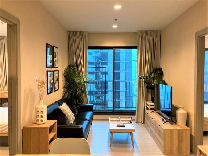 Life Asoke - Rama9 for rent  ไลฟ์ อโศก พระราม9 ให้เช่า    Cheapest  Price ราคา : 28,000 baht >> 19th floor >>  Block B >> 45sqm >> Room Type: 2bedroom