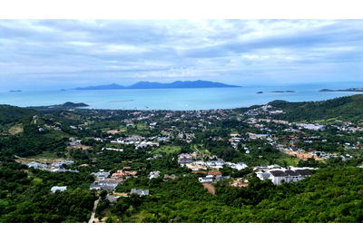 ที่ดิน เกาะสมุย สุราษฎร์ธานี : [920061011-29] Beautiful Sea View Land - Bophut Hill, Koh Samui