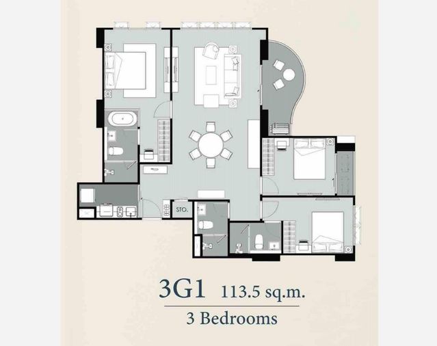 Call : 081-553-1623 ขายใบจอง Condo Supalai Elite Sukhumvit 39 ห้อง 3G1 ชั้น6 ห้องมุม ทิศใต้ 113.5 ตร.ม 3 นอน 3 น้ำ แบบมีอ่าง (Rare Item Room)