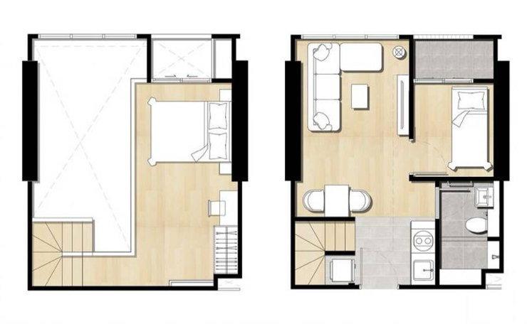 รูป 🏙 [For Rent] **ห้องว่างพร้อมชม** ปล่อยเช่าคอนโด Duplex ไนท์บริดจ์ ไพร์ม สาทร  (Knights Bridge Prime Sathorn)  ใกล้รถไฟฟ้า BTS ช่องนนทรี  แต่งครบ - รูปที่ 26/26