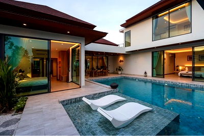 บ้านเดี่ยว หัวหิน ประจวบคีรีขันธ์ : [920241013-49] วิลล่าหรู 4 นอน 5 น้ำ หัวหิน เงียบสงบ