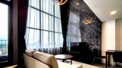 Condos for rent : For Rent Condo KNIGHTSBRIDGE PRIME SATHORN Building 1, Floor 33,Duplex, Room size 37.00 sqm