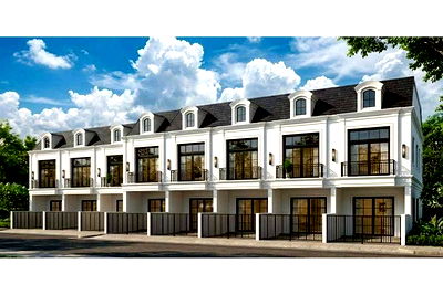 Townhouses for sale Chonburi : [920611001-474] "Modern Townhouse in Vibrant Nong Yai"