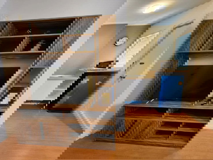 picture NTC Home offers a 22 sq m condo for rent at Lumpini Township Rangsit-Khlong 1 Building E5, 3rd floor (5,800). Includes a washing machine. - 9/9