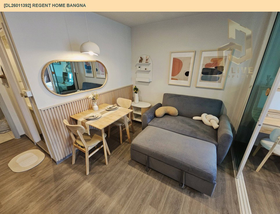 รูป DL26011392 ให้เช่าคอนโด รีเจ้นท์ โฮม บางนา (Regent home bangna) ใกล้ BTS บางนา พร้อมเข้าอยู่ โทรด่วน 0842740999 LineID @523dslwi - รูปที่ 5/13