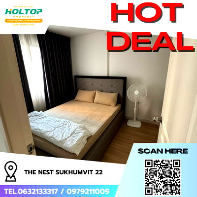 คอนโดให้เช่า : #R9097 🎉 310169 ให้เช่าคอนโด The Nest Sukhumvit 22