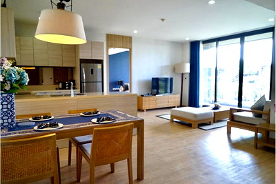 ขายคอนโด : [920081021-164] Quiet Beachfront Condo Near Airport | Baan Mai Khao 2BR