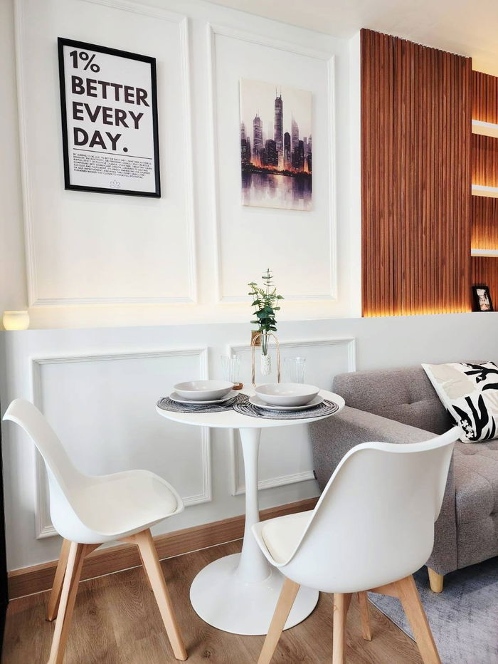 รูป ขาย D Condo รามอินทรา ห้องสวย พร้อมเฟอร์นิเจอร์ใหม่หมด - รูปที่ 4/10