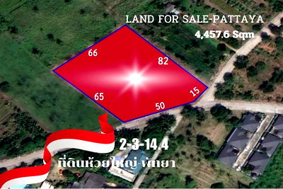 Houses for sale Bang Lamung Chonburi : [920311006-246] ขายที่ดิน ห้วยใหญ่-พัทยา