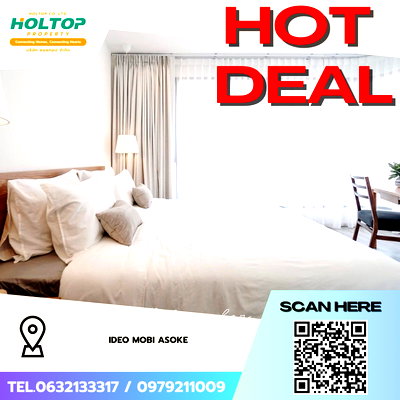 คอนโดให้เช่า : #Z4429💥 300169 🔥ให้เช่าคอนโด Ideo Mobi Asoke