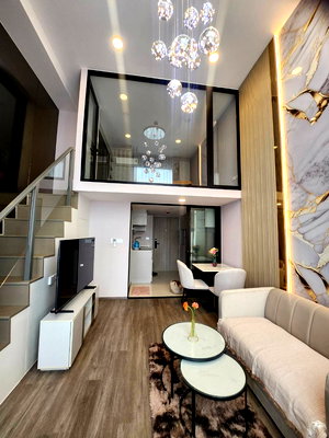 Condos for rent : For Rent Condo SO ORIGIN KASET INTERCHANGE Building 1, Floor 9,Duplex, Room size 37 sqm