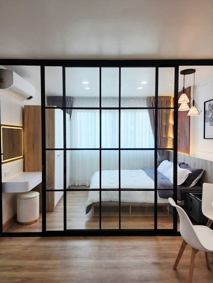 รูป ขาย D Condo รามอินทรา ห้องสวย พร้อมเฟอร์นิเจอร์ใหม่หมด - รูปที่ 1/10