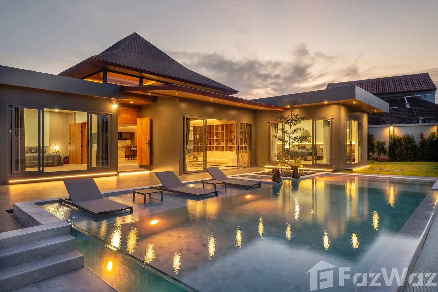 picture Elegant 4-Bedroom Villa for Rent at Prangthong Villas 6012005 - 5/15