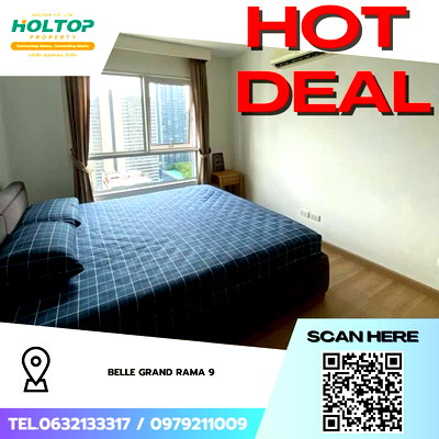 คอนโดให้เช่า : #Z4431💥 300169 🔥ให้เช่าคอนโด Belle Grand Rama 9 