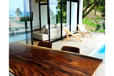 เช่าบ้านเดี่ยว สุราษฎร์ธานี : [920121001-3038] Brand New Sea View Pool Villa D8 in Plai Laem, Koh Samui - For Rent