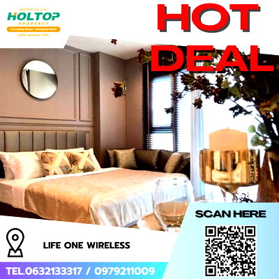 คอนโดให้เช่า : #R9101 🎉 310169  ให้เช่าคอนโด Life One Wireless 